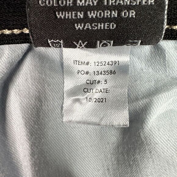 TORRID Sky High Skinny Crop Distressed Jeans‎ Womens Plus Size 26 Blue Raw Hem - Picture 12 of 15